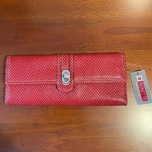 NWT ROSETTI RED WALLET